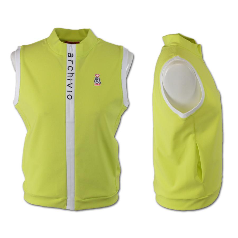 archivio（アルチビオ） ベスト レディース 春夏用 白 イエロー 黒 M L