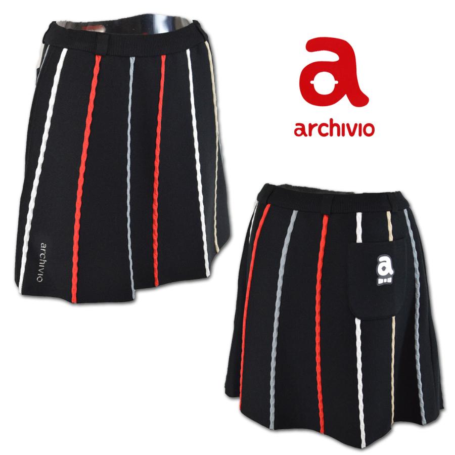 アルチビオ スカート レディース 秋冬用 黒 M 316027-201 : 316027-201  