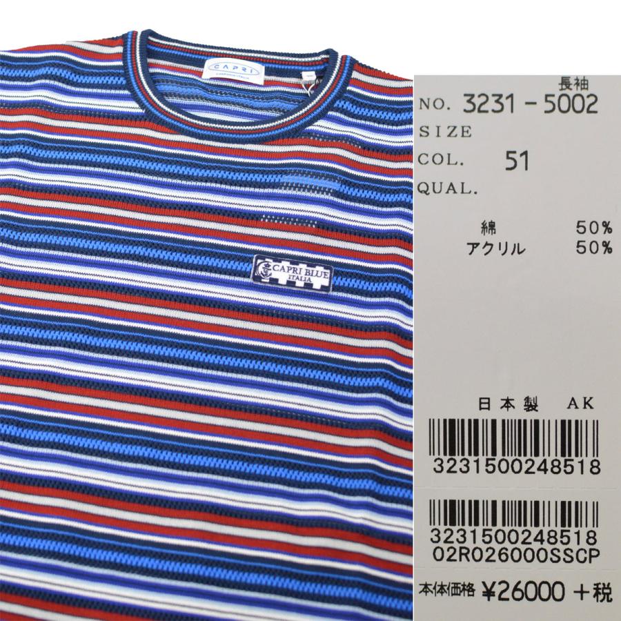 人気メーカー ブランド カプリ メンズ サマーセーター M L Ll Capri 3231 5002 51 ニット セーター サイズ L 48 Baskincoffee Vicom Corp Com