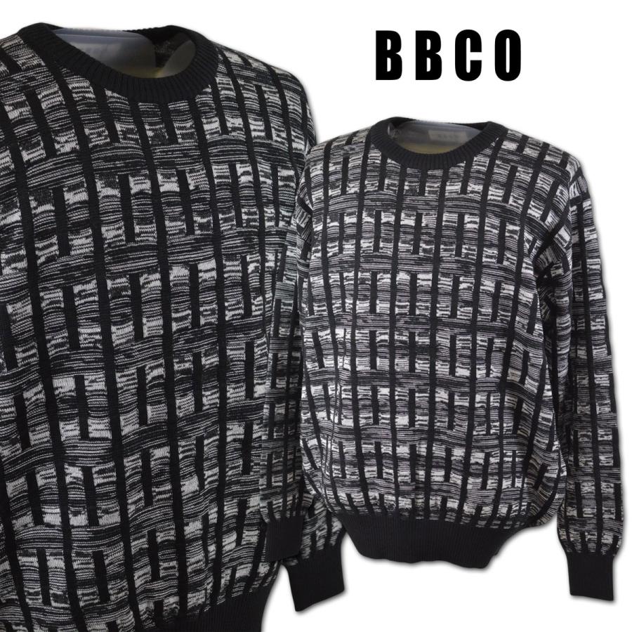 ANGELO（アンジェロ） ビビコ BBCO セーター メンズ ニット 秋冬用 黒 