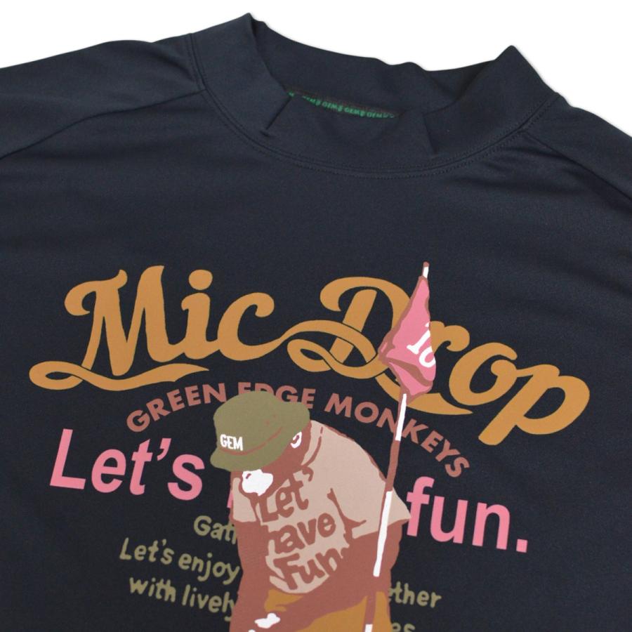 グリーンエッジモンキーズ 半袖ハイネック ゴルフ ゴルフウェア メンズ M L LL 白 黒 イエロー RIBBED HEM MOCK NECK GREEN EDGE MONKEYS 60353003 |  | 10