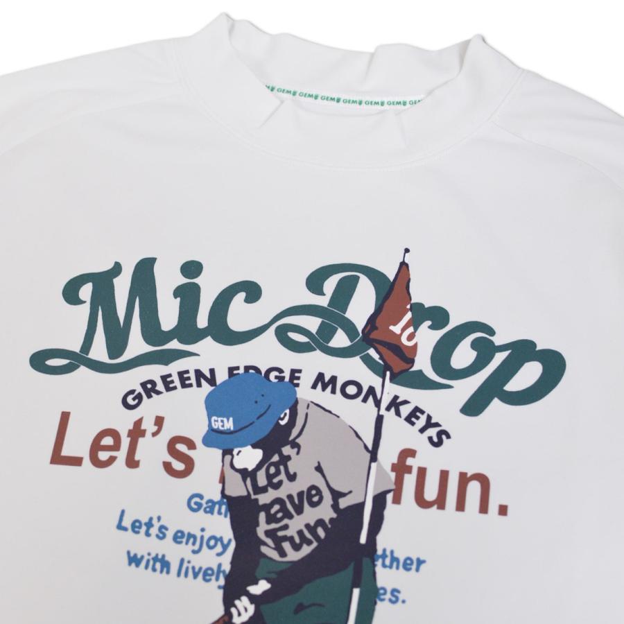 グリーンエッジモンキーズ 半袖ハイネック ゴルフ ゴルフウェア メンズ M L LL 白 黒 イエロー RIBBED HEM MOCK NECK GREEN EDGE MONKEYS 60353003 |  | 11
