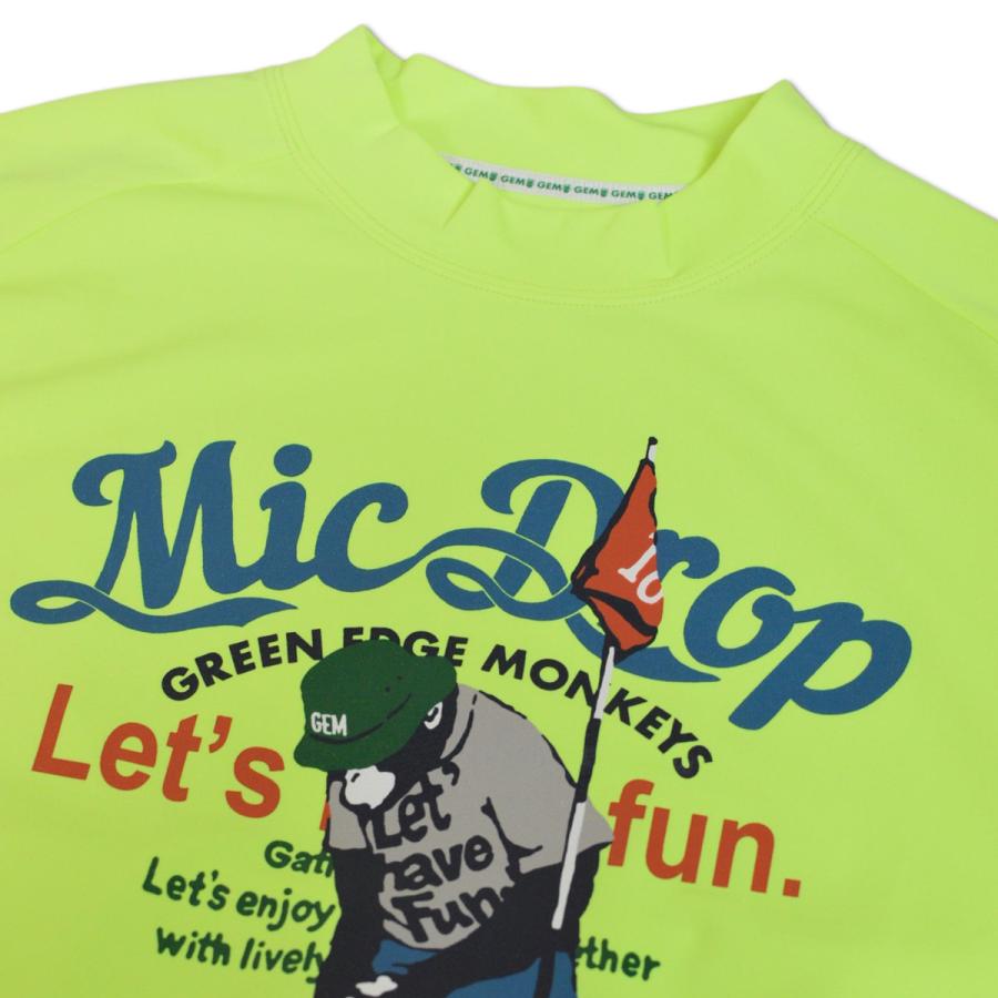 グリーンエッジモンキーズ 半袖ハイネック ゴルフ ゴルフウェア メンズ M L LL 白 黒 イエロー RIBBED HEM MOCK NECK GREEN EDGE MONKEYS 60353003 |  | 12
