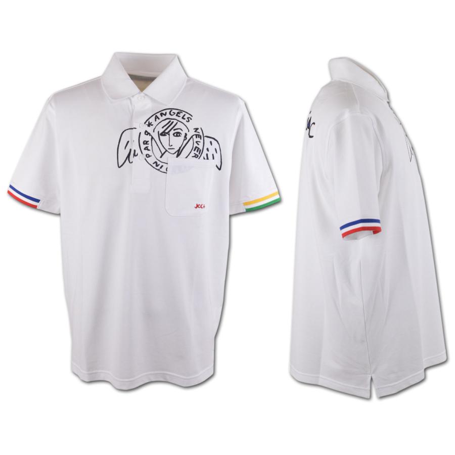 【早い者勝・新品未使用】 カステルバジャック　メンズ半袖ポロシャツ　M CASTELBAJAC（カステルバジャック） 半袖ポロシャツ メンズ 春夏用 白