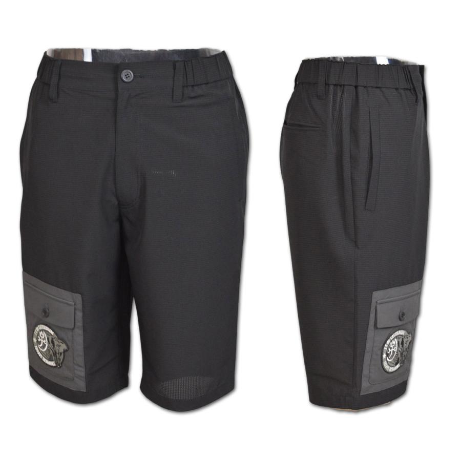カステルバジャック ショートパンツ メンズ 春夏用 黒 M L LL 7216242103