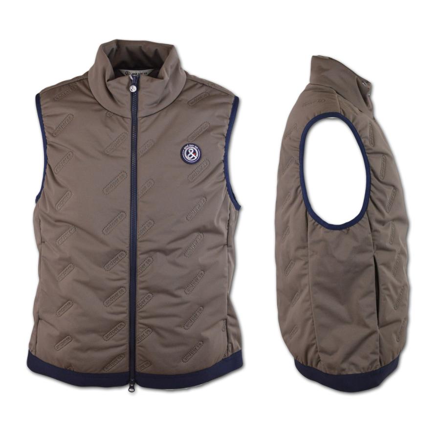 and per se（アンパスィ） 中綿ベスト 防寒 ゴルフ ゴルフウェア