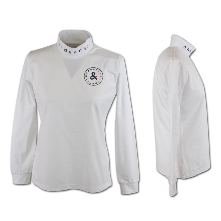 and per se（アンパスィ） 長袖ハイネックシャツ レディース ゴルフ