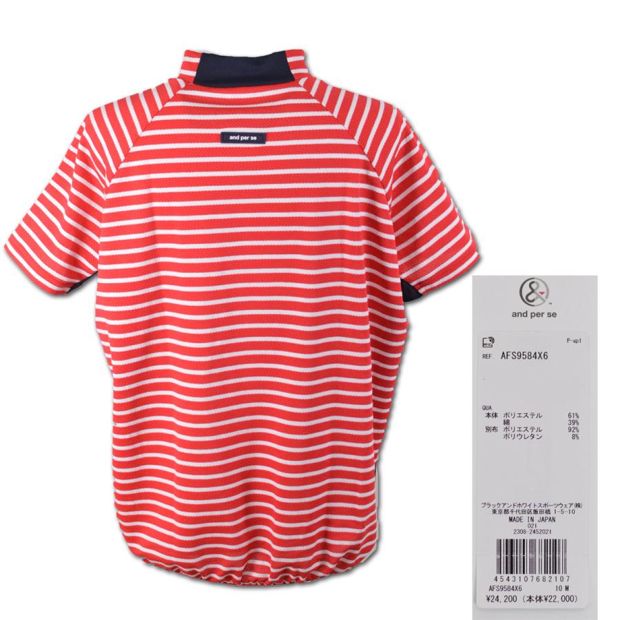 and per se アンパスィ 半袖ハイネックシャツ レディース 春夏用 and per se アンパスィ 半袖ハイネックシャツ レディース 春夏用