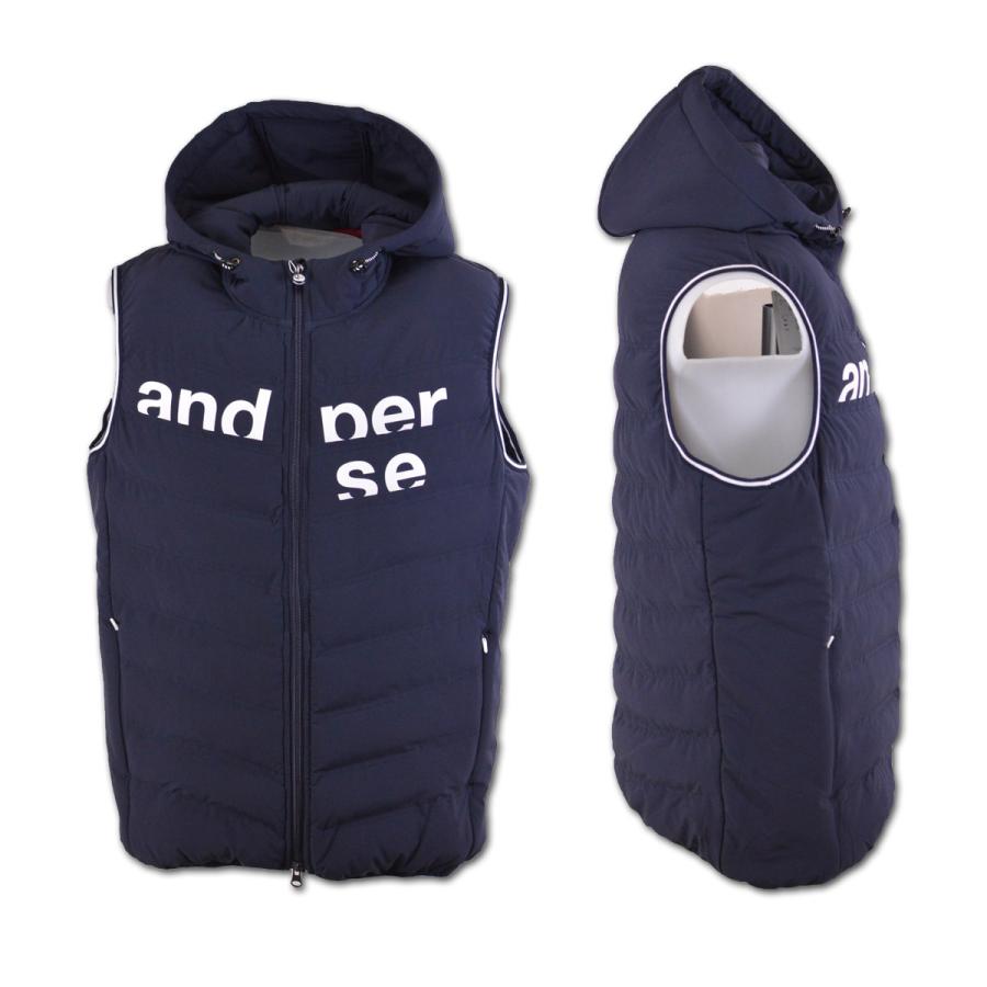 アンパスィ　ゴルフウェア　ベスト　メンズ　L and per se（アンパスィ） ベストブルゾン メンズ (M)(L)(LL) ゴルフ