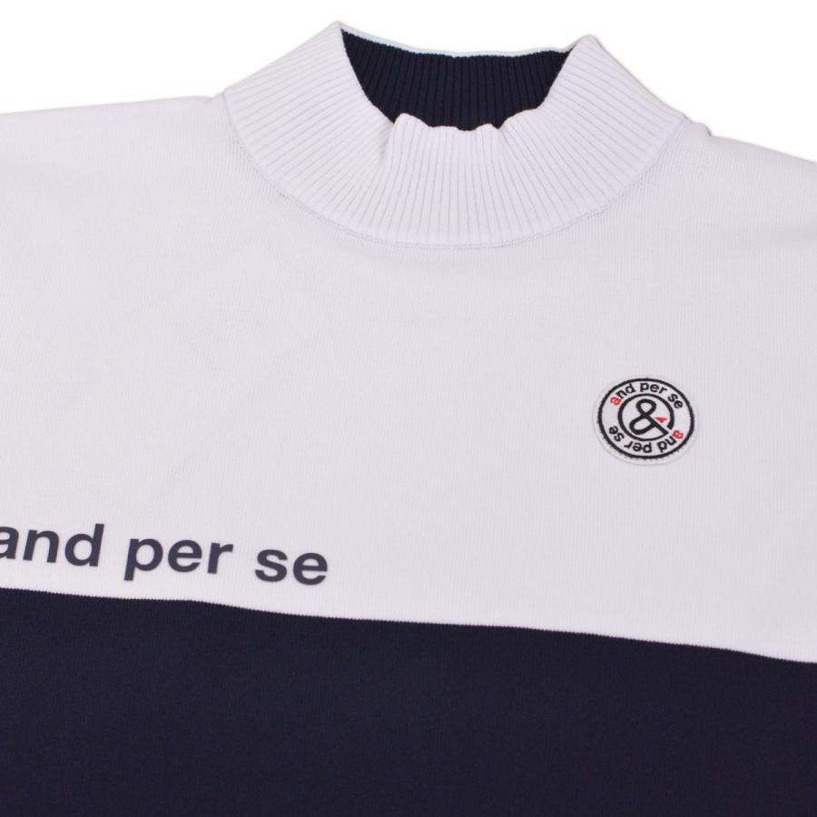 and per se アンパスィ セーター メンズ ゴルフ ゴルフウェア 秋冬用