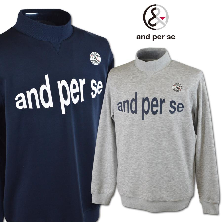 and per se ゴルフ　フードプルオーバー　ゴルフトップス　新品 and per se - アンパスィブランドサイト