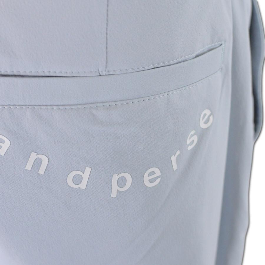 and per se（アンパスィ） パンツ ゴルフウェア メンズ 春夏用 ブルー