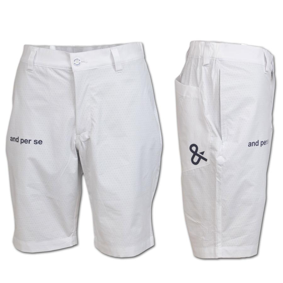 アンパシィ　and per se ハーフパンツ and per se（アンパスィ） ショートパンツ ゴルフ ゴルフウェア メンズ