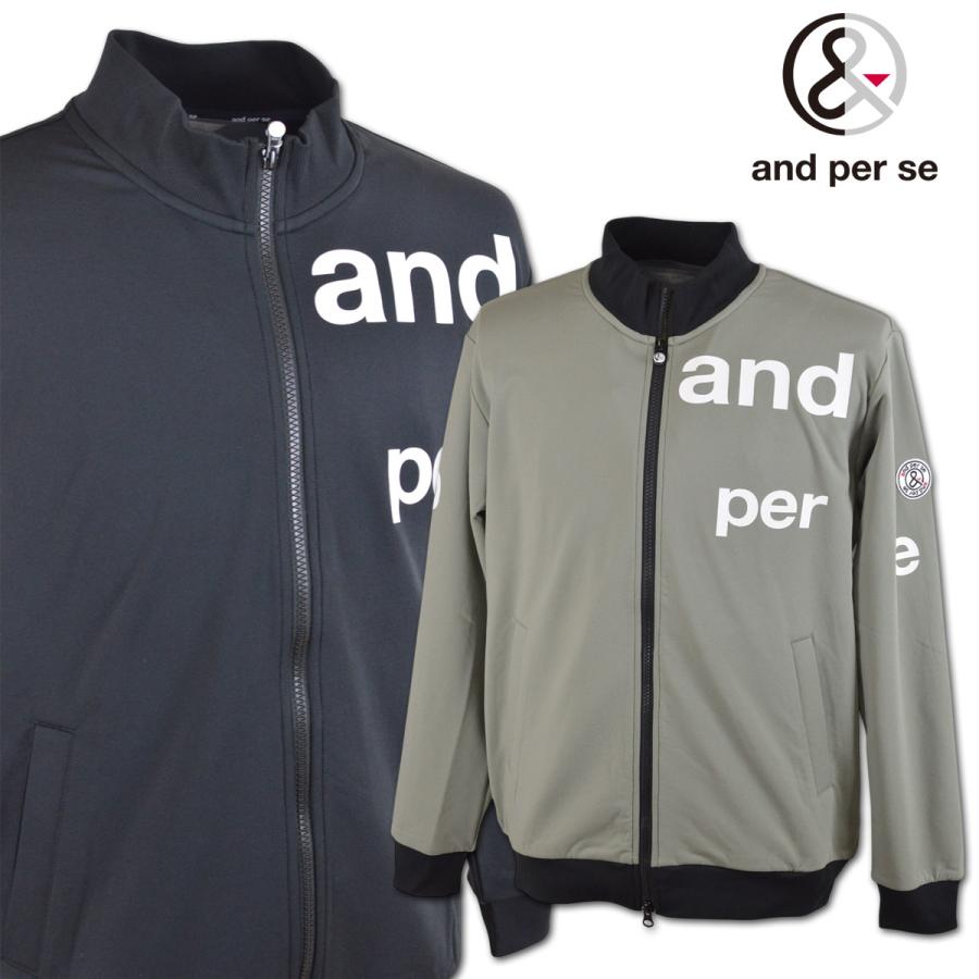and per se（アンパスィ） ブルゾン フルジップゴルフ ゴルフウェア