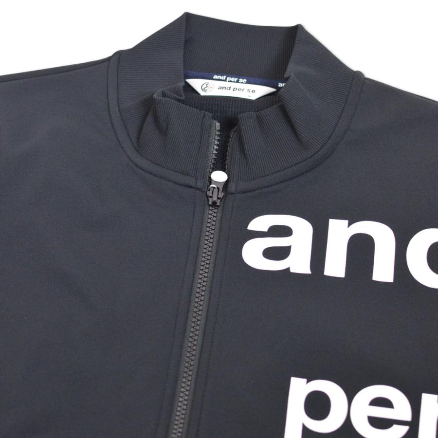 and per se（アンパスィ） ブルゾン フルジップゴルフ ゴルフウェア