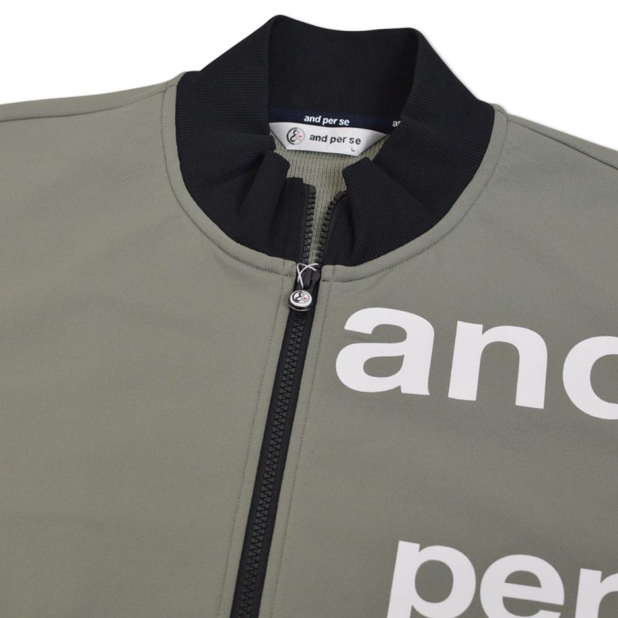 and per se（アンパスィ） ブルゾン フルジップゴルフ ゴルフウェア