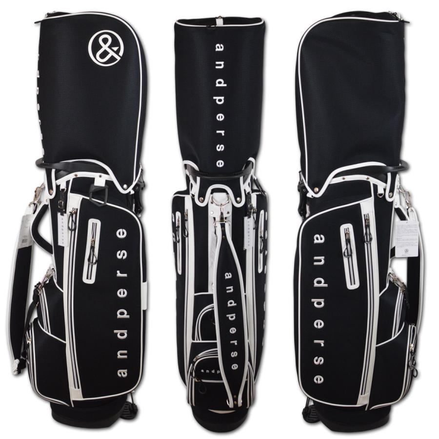 and per se（アンパスィ） キャディバッグ ゴルフ スタンド式 ゴルフ