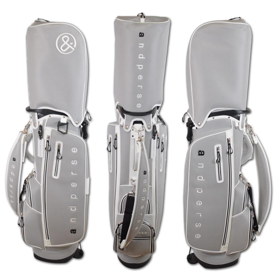 and per se（アンパスィ） キャディバッグ ゴルフ スタンド式 ゴルフ