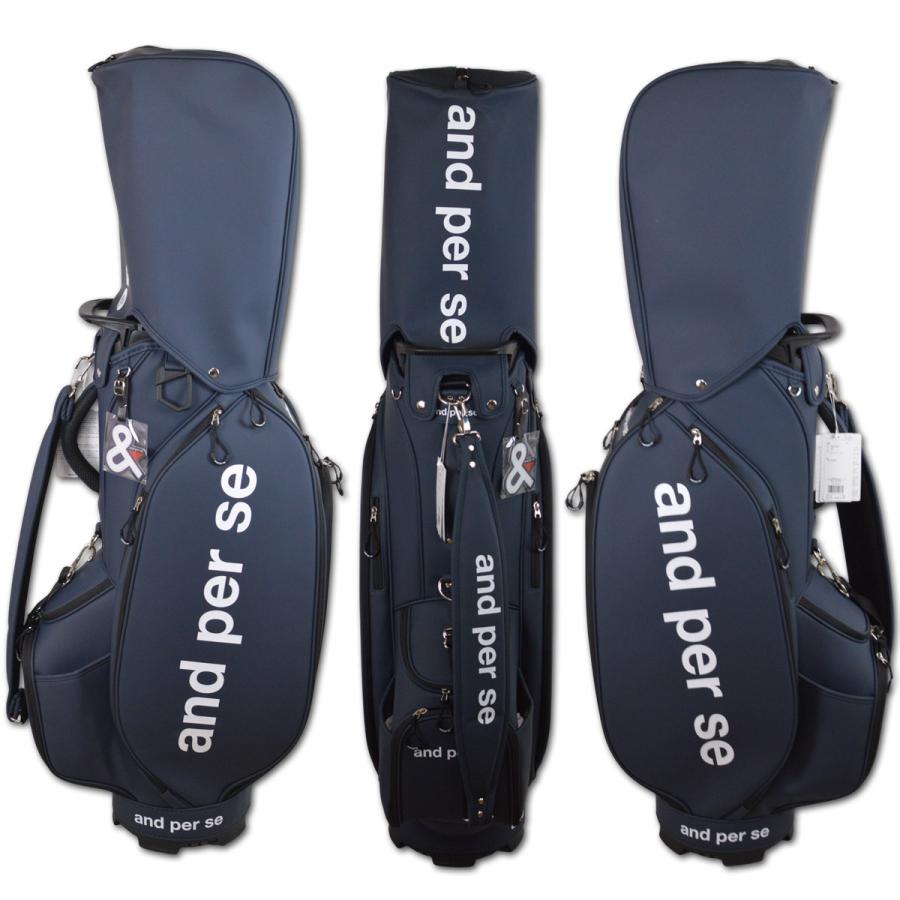 and per se（アンパスィ） キャディバッグ ゴルフバッグ ゴルフ メンズ