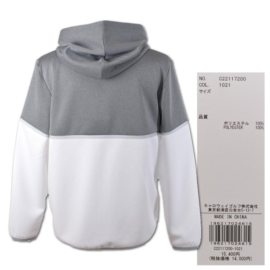 キャロウェイC22117200レディースパーカー　ブラック　Ｍサイズ キャロウェイC22117200レディースパーカー ブラック Mサイズ