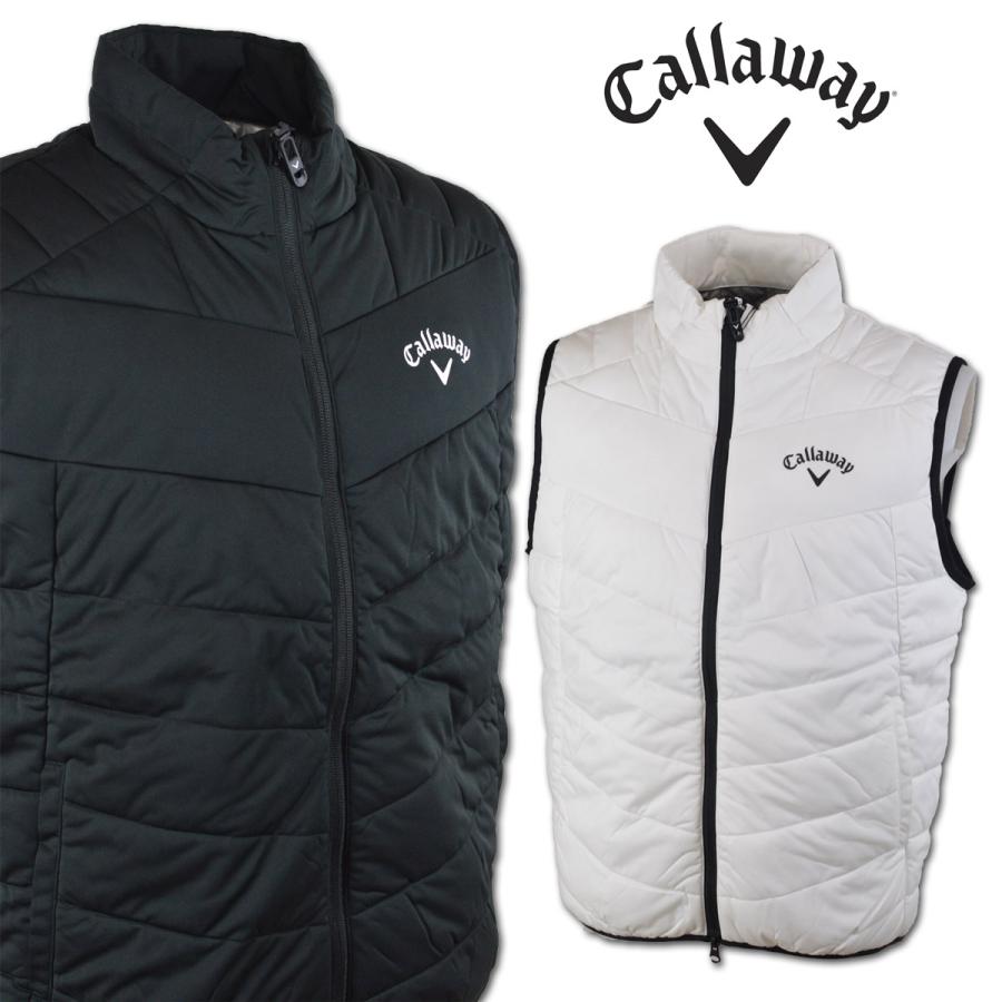 Callaway（キャロウェイ） 中綿ベスト メンズ 秋冬用 白 黒 M L LL
