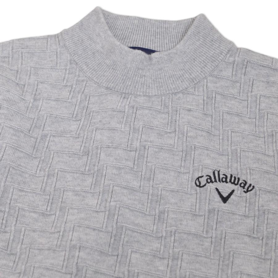 ✨美品✨キャロウェイ ゴルフウェア 雲柄 ニット トレーナー グレー Mサイズ ✨美品✨キャロウェイ ゴルフウェア 雲柄 ニット トレーナー