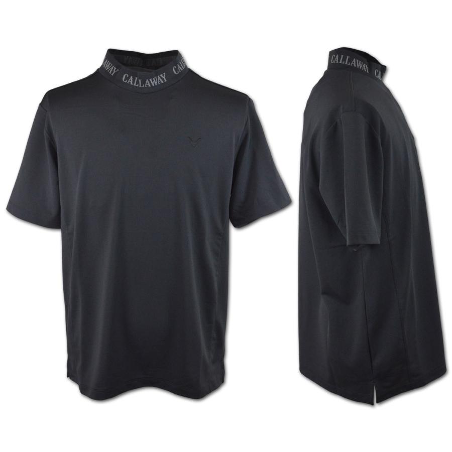 【新品】キャロウェイ／ハイネック／モックネック／半袖 Callaway（キャロウェイ） 半袖ハイネックシャツ ゴルフ ゴルフウェア