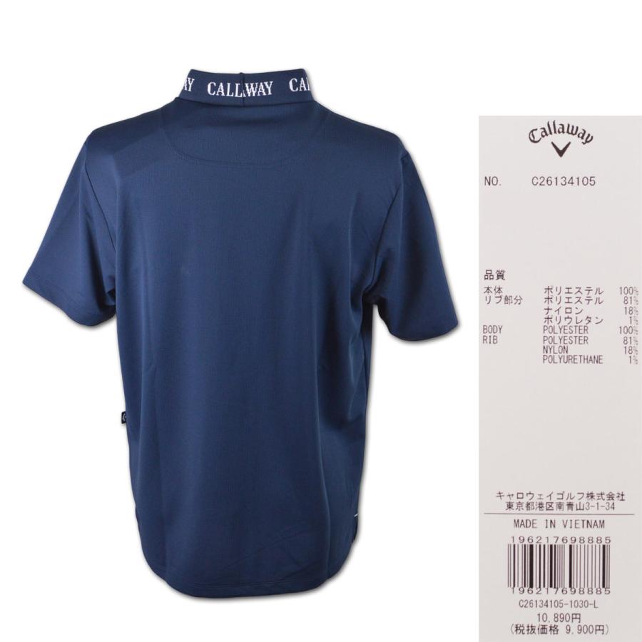 キャロウェイ　新品　M　黒　半袖　ハイネック　新品未使用品　タグ付き　 Callaway（キャロウェイ） 半袖ハイネックシャツ ゴルフ ゴルフウェア