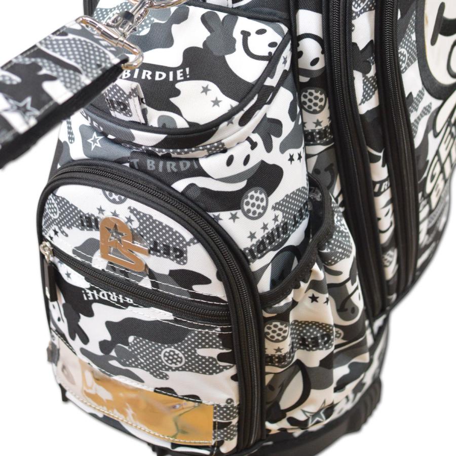 ウィンウィンスタイル キャディバッグ スタンド式 GET BIRDIE! CAMO STAND BAG 白 ゴルフ レア WINWIN STYLE cb-166 | WINWIN STYLE | 04