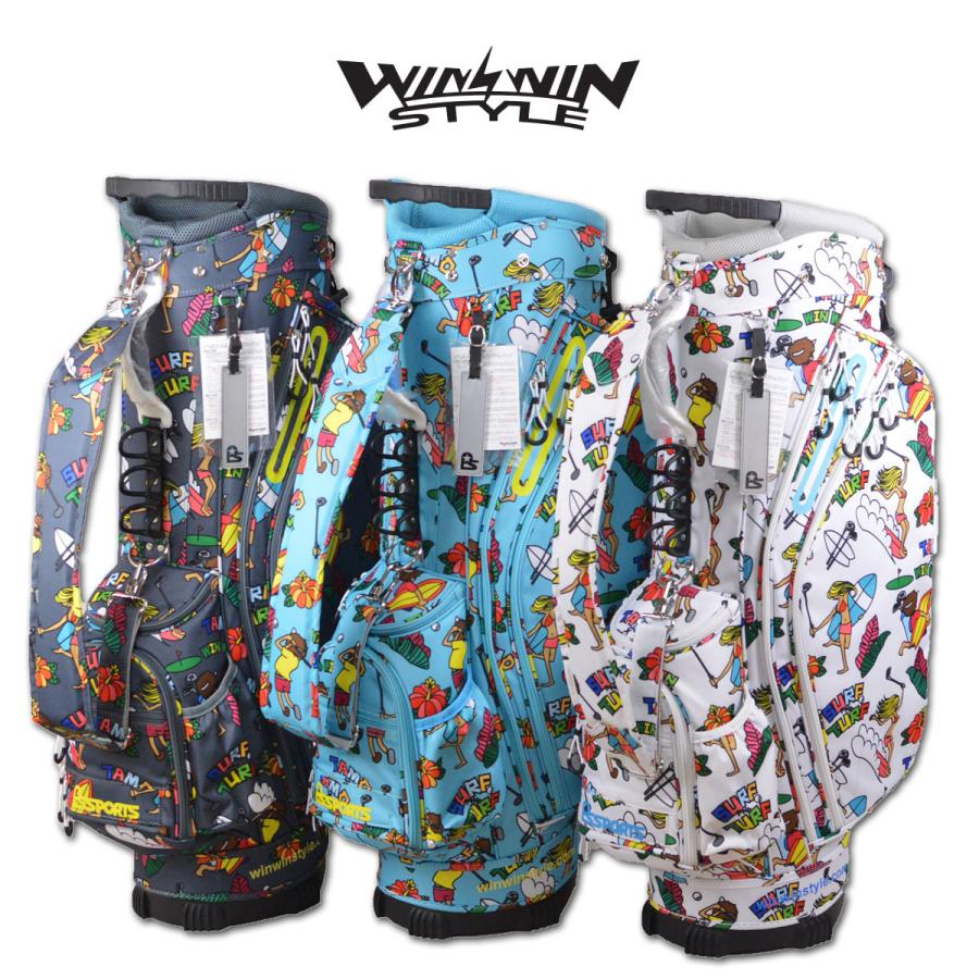 WINWIN STYLE ウィンウィンスタイル キャディバッグ スタンド式 WINWIN STYLE ウィンウィンスタイル キャディバッグ スタンド式