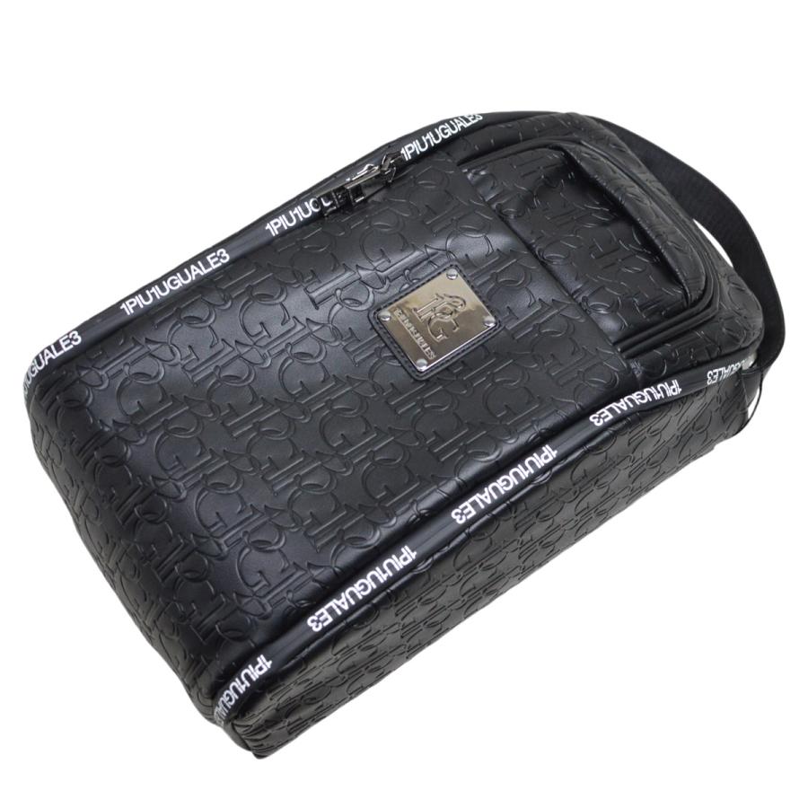 1PIU1UGUALE3 ゴルフ　シューズケース 1PIU1UGUALE3 GOLF シューズケース メンズ 秋冬用 黒 grg429 : ROUND