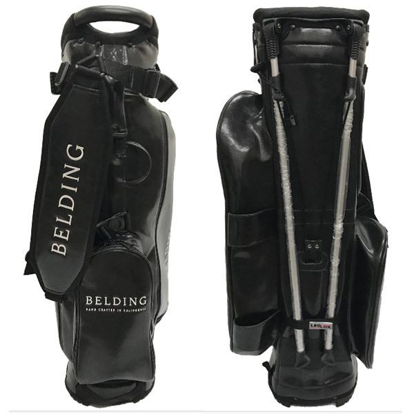 BELIDING キャディバッグ 黒 BELDING メンズ キャディバッグ スタンド式 レア ベルディング