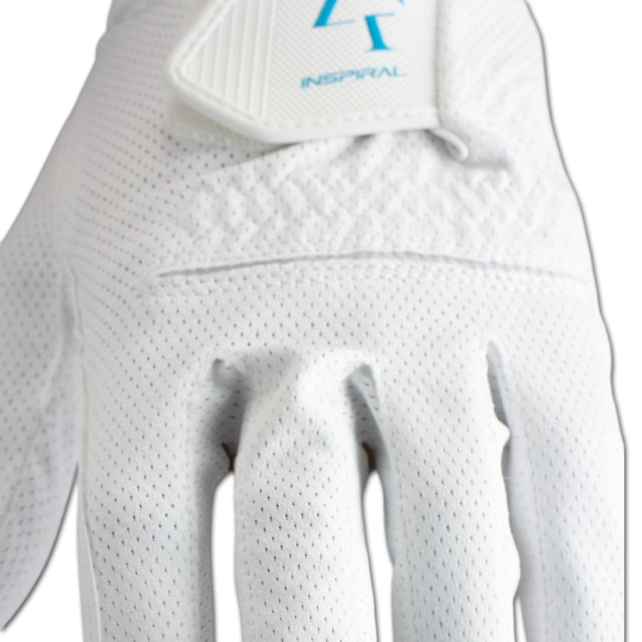INSPIRE GLOVES ホワイト 6個セット 右手 イオンスポーツ EON SPORTS（イオンスポーツ） ゼロフィット ゴルフグローブ ZF イン