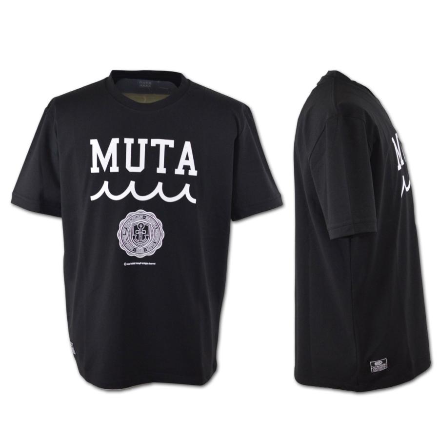 muta（ムータ） 半袖Tシャツ マリン marine カレッジロゴ ストレッチT