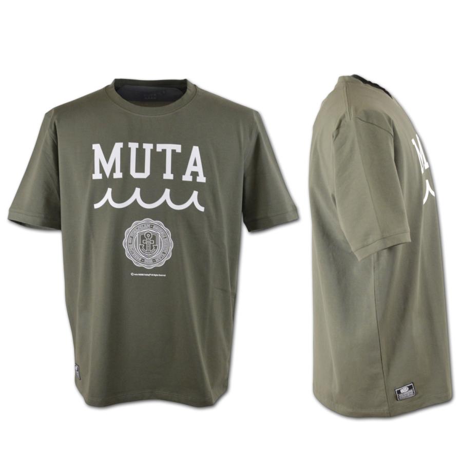 muta（ムータ） 半袖Tシャツ マリン marine カレッジロゴ ストレッチT
