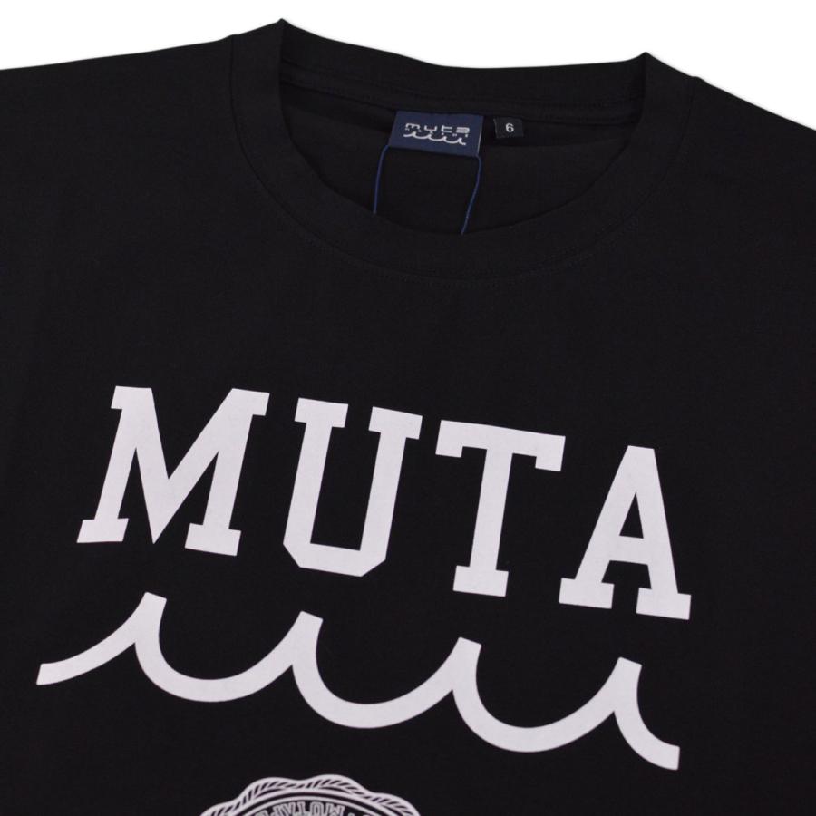 muta（ムータ） 半袖Tシャツ マリン marine カレッジロゴ ストレッチT