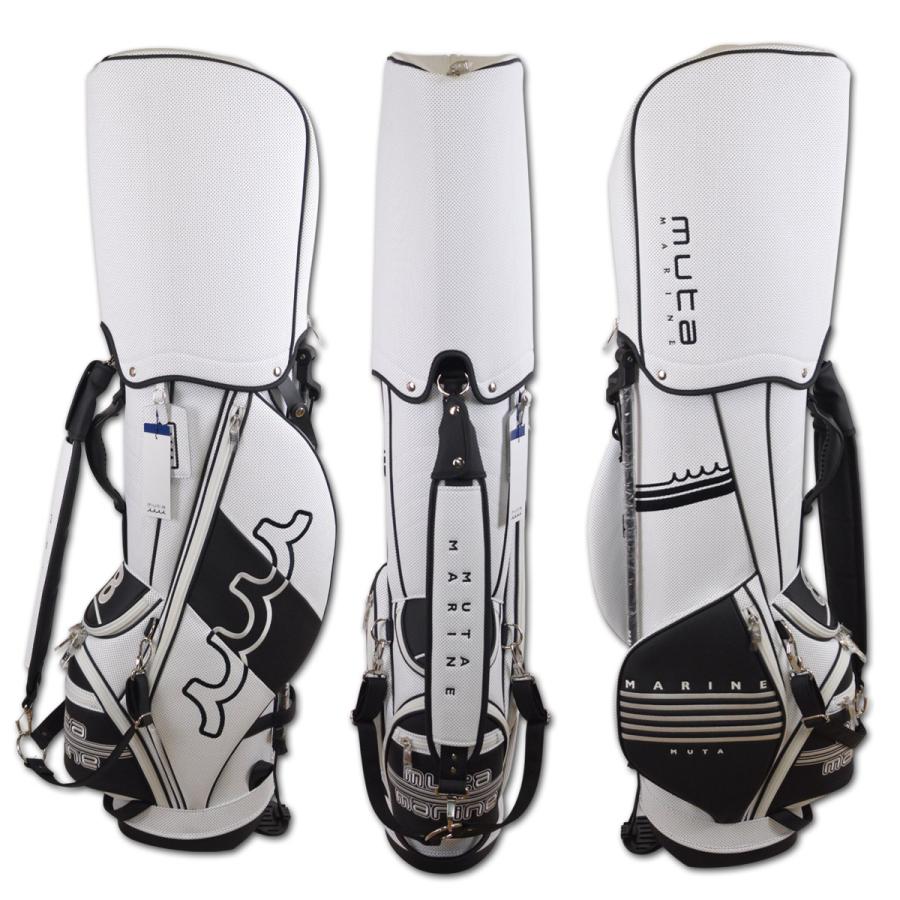 MUTA レザースタンドバック★J★ muta marine ムータ スタンドキャディバッグ