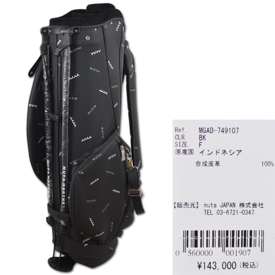 muta キャディバッグ ゴルフ CONTINUA パンチングエシカルレザー