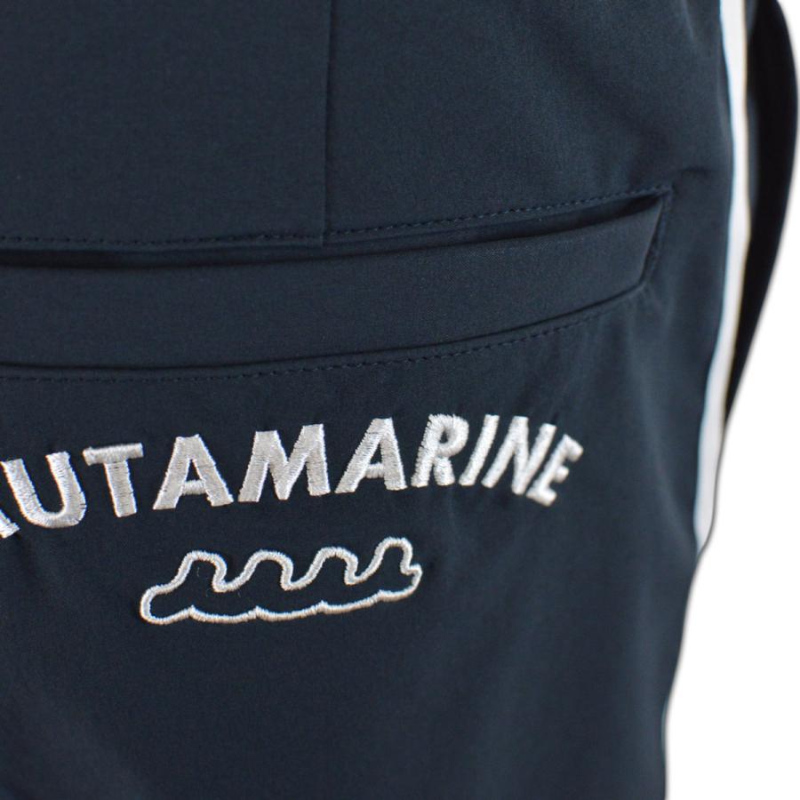 【ムータマリンゴルフ】春夏ロゴマーク ストレッチゴルフパンツ ネイビー5 ムータマリンゴルフ】春夏人気ロゴマーク ストレッチゴルフパンツ