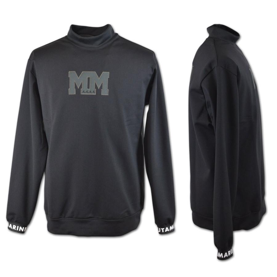 MUTA MARINE ハイネックシャツ ブラック muta（ムータ） 長袖ハイネックシャツ メンズ 秋冬用 黒 カーキ M L LL