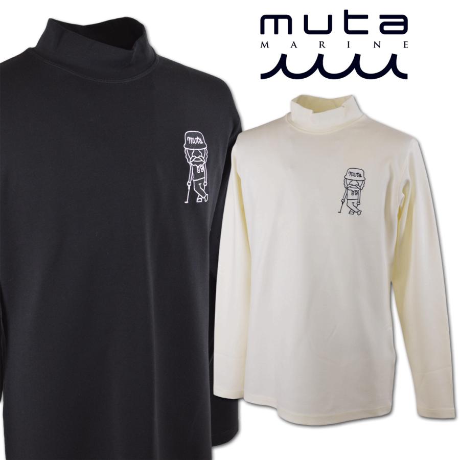 【新品】muta MARINE GOLF 長袖ハイネックシャツ メンズ muta（ムータ） 長袖ハイネックシャツ メンズ マリン ゴルフ ゴルフ