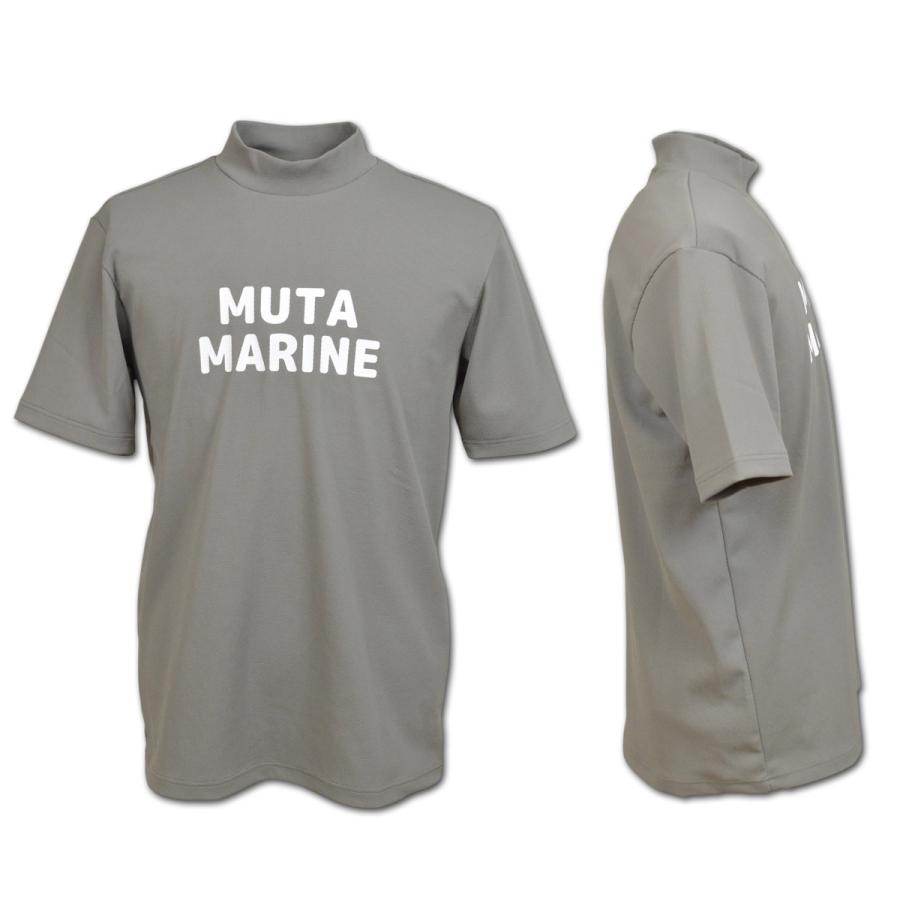 MUTA ムータ　グレー ハイネックシャツ サイズ6 muta（ムータ） 半袖ハイネックシャツ ゴルフ ゴルフウェア メンズ