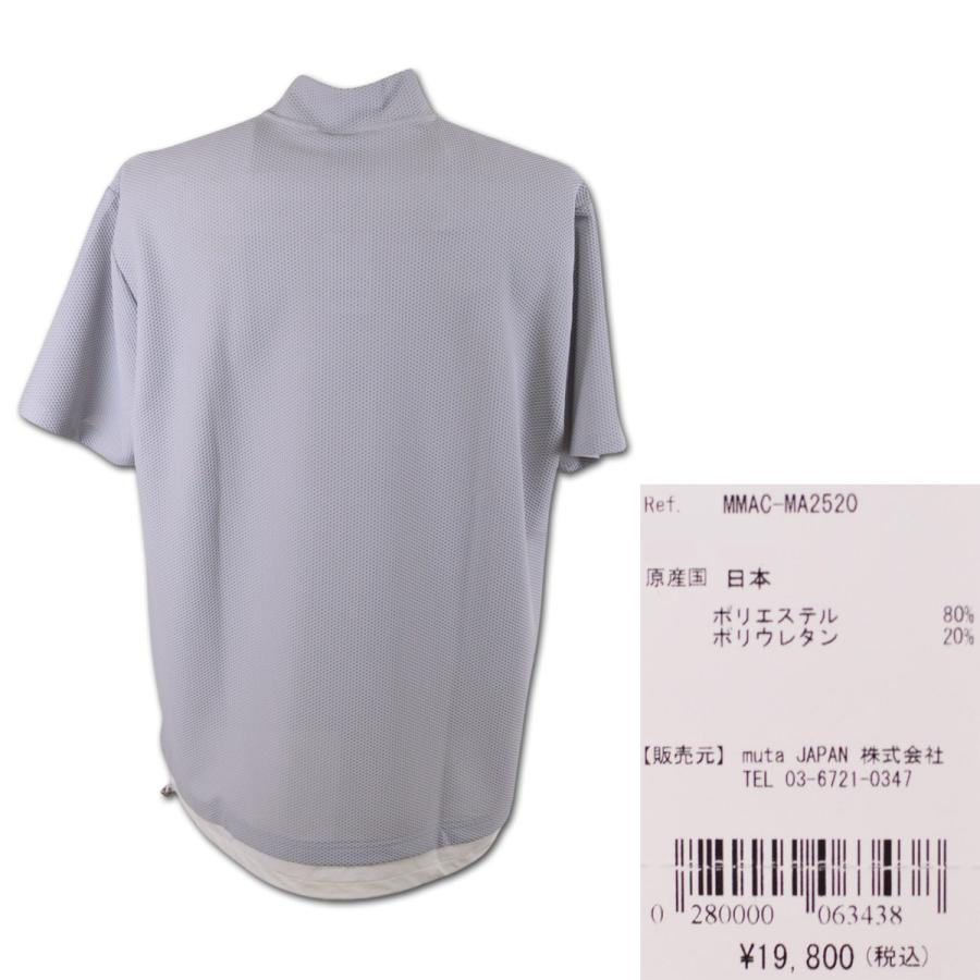 muta 半袖ハイネックシャツ ゴルフウェア ACANTHUS × Mesh muta 半袖ハイネックシャツ ゴルフウェア ACANTHUS × Mesh