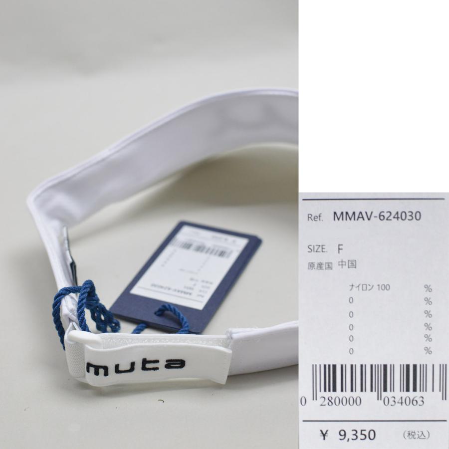 muta（ムータ） サンバイザー メンズ マリン ゴルフ ゴルフウェア