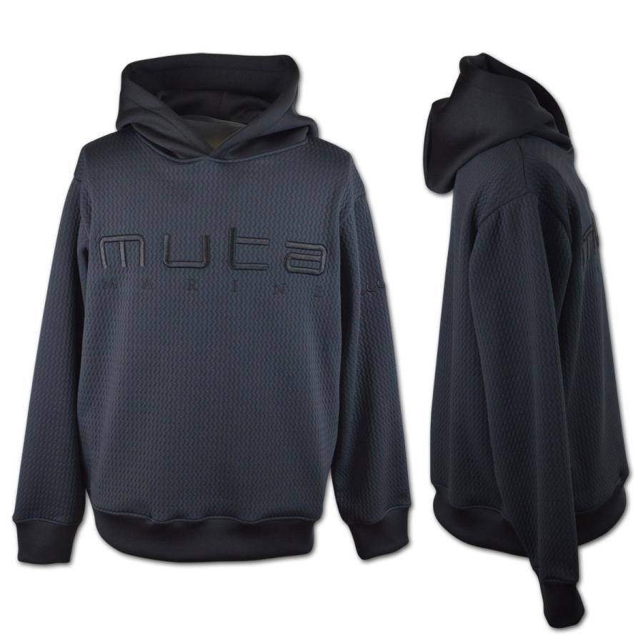 muta パーカー ゴルフ ゴルフウェア メンズ 秋冬用 黒 紺 M L LL
