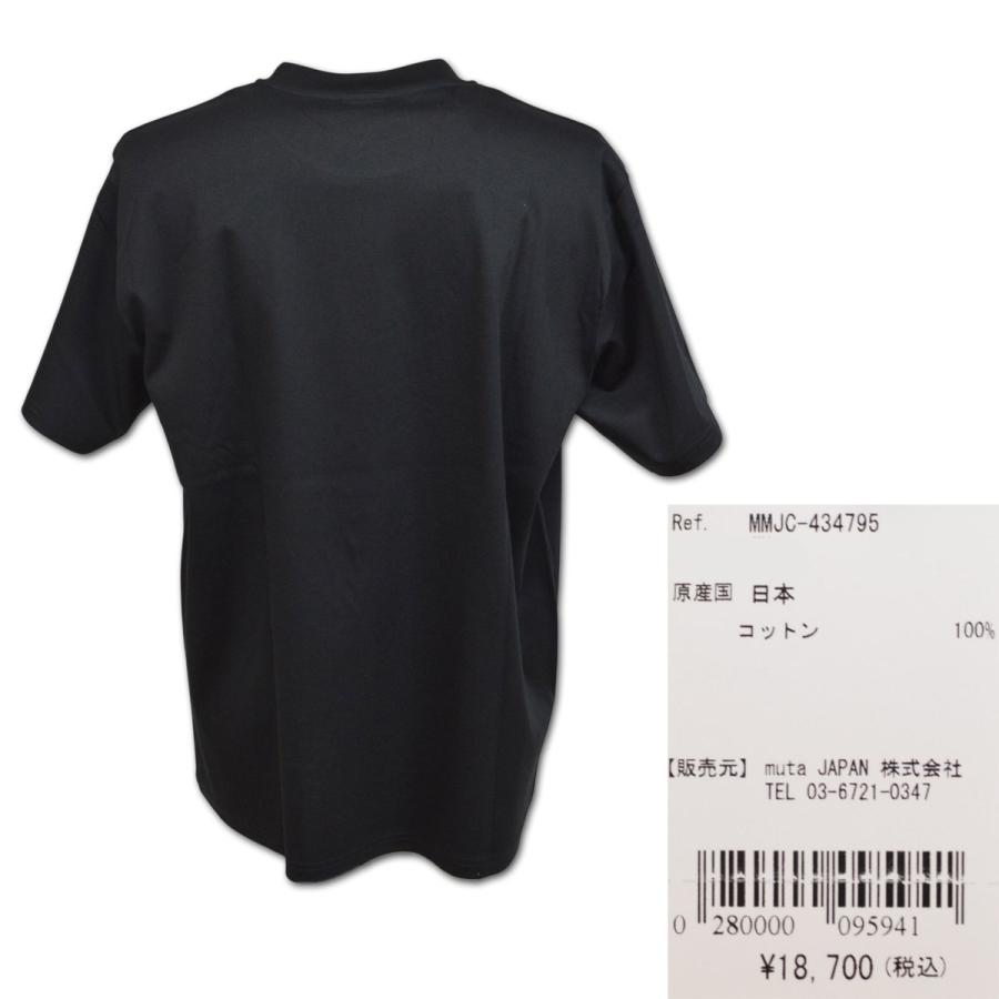 【新品】ムータマリン　ゴルフ　半袖シャツ　黒　メンズLサイズ muta（ムータ） 半袖Tシャツ ゴルフ ゴルフウェア マリン marine