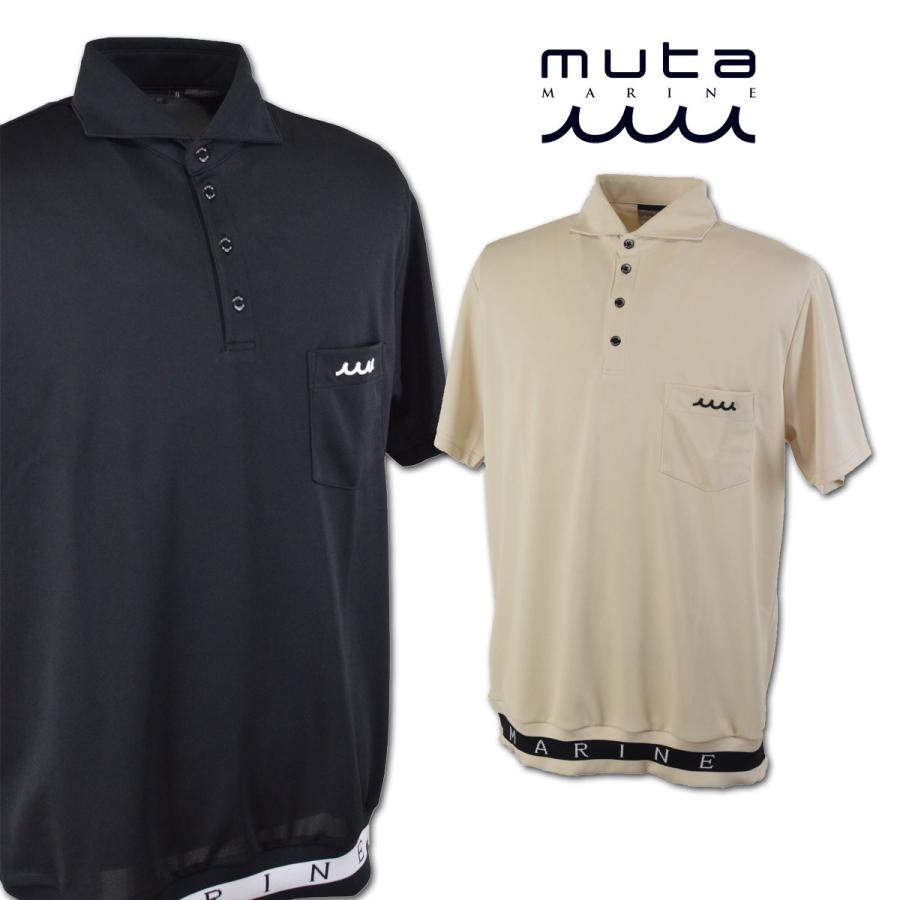 muta（ムータ） 半袖ポロシャツ (M)(L)(LL) メンズ ゴルフウェア