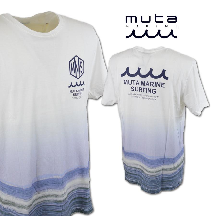 Muta 半袖tシャツ メンズ M L Ll ムータ ムータマリン Marine ゴルフウェア Mmmp4340 Mmmp4340 Round Over 通販 Yahoo ショッピング