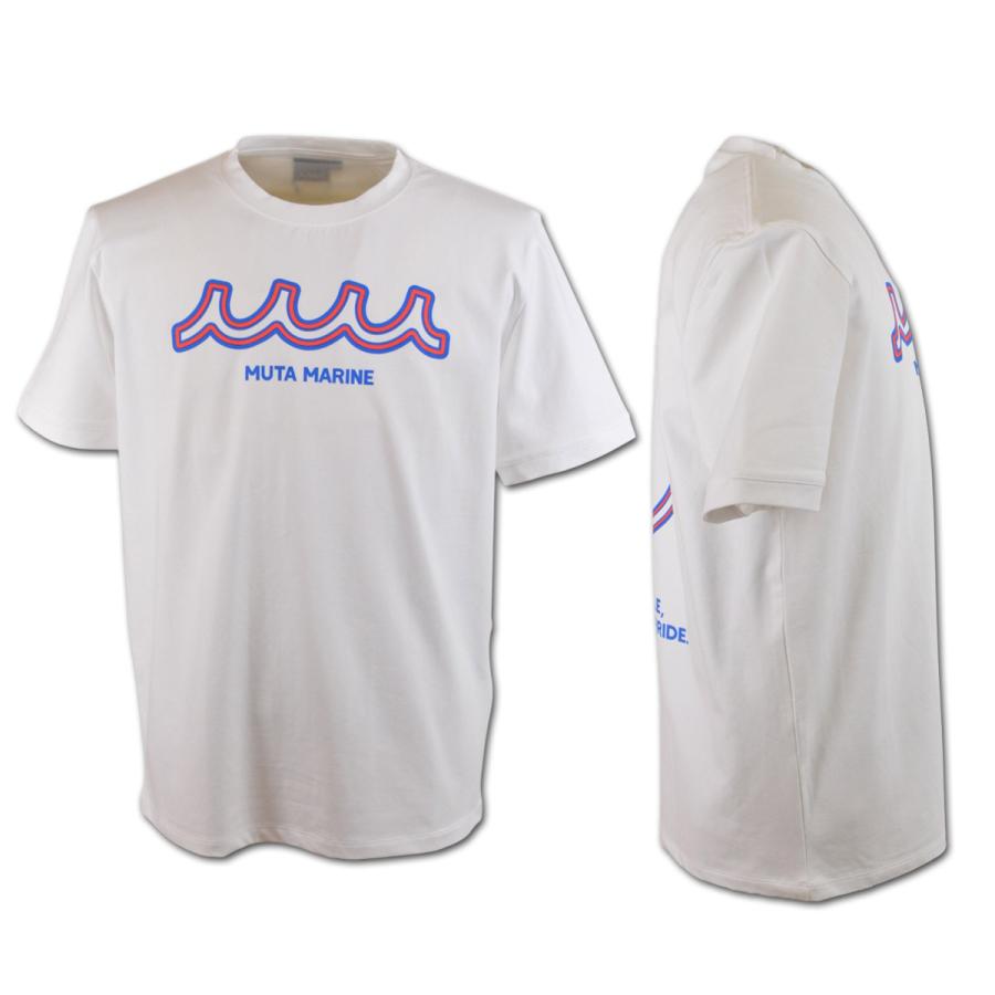 muta（ムータ） 半袖Tシャツ マリン marine メンズ 春夏用 白 カーキ