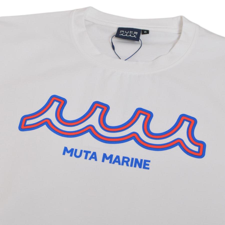 muta（ムータ） 半袖Tシャツ マリン marine メンズ 春夏用 白 カーキ